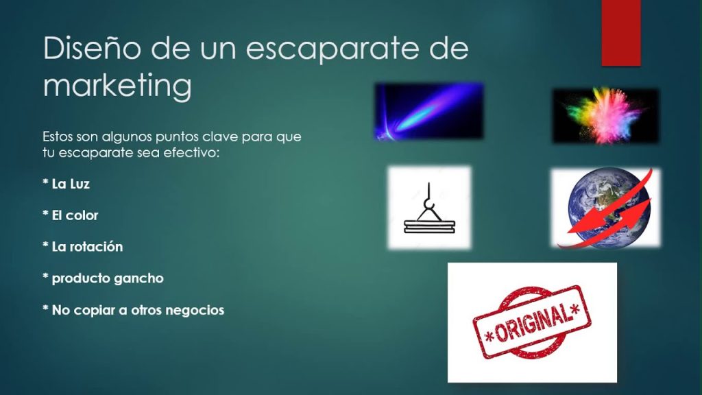 escaparate de marketing