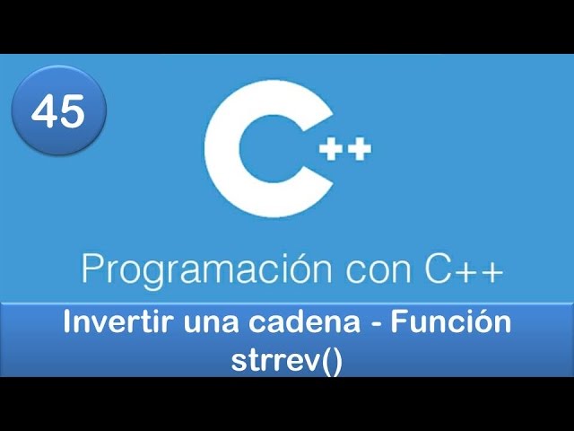 invertir una cadena en c++