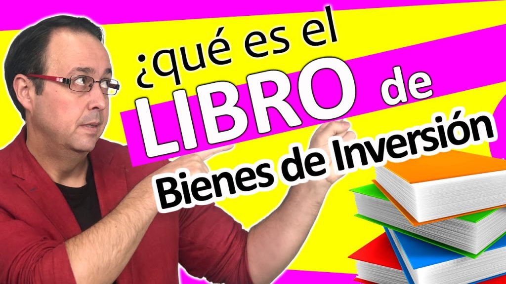 libro de registro de bienes de inversión