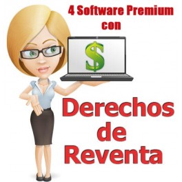 4 Softwares Premium con Derechos de Reventa 4 Softwares Premium con Derechos de Reventa