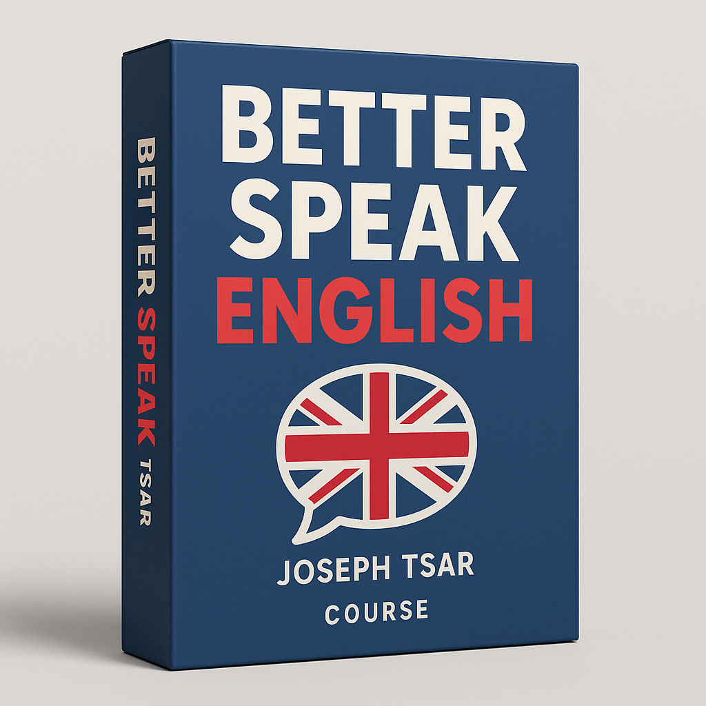 Better Speak (Inglés) - Joseph Tsar