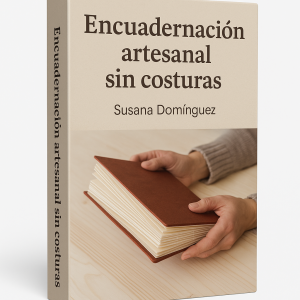 Encuadernación artesanal sin costuras - Susana Domínguez