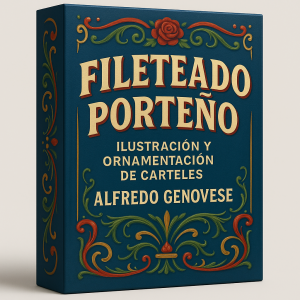Fileteado porteño - ilustración y ornamentación de carteles - Alfredo Genovese