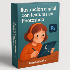 Ilustracíon digital con texturas en Photoshop - Juan Dellacha