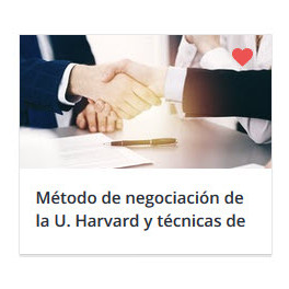 Método de negociación de la U. Harvard y técnicas de PNL Método de negociación de la U. Harvard y técnicas de PNL