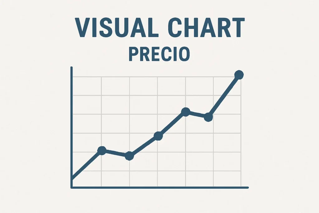 visual chart precio